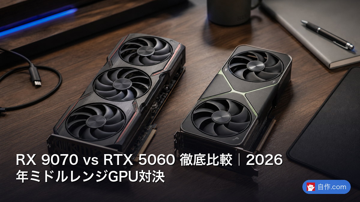 2026年】RX 9070搭載おすすめ構成ガイド｜RDNA 4ミドルレンジ2026 