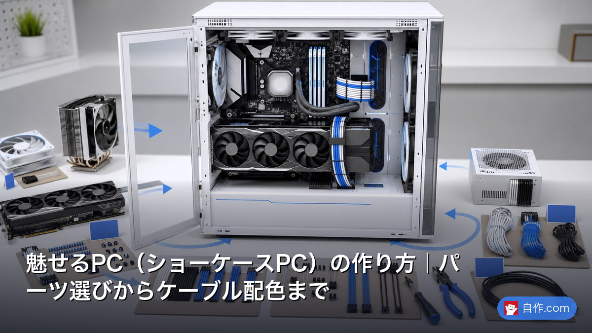 白色PCケースおすすめ 2026年版｜映えるホワイトPC構成のコツ | 自作PC