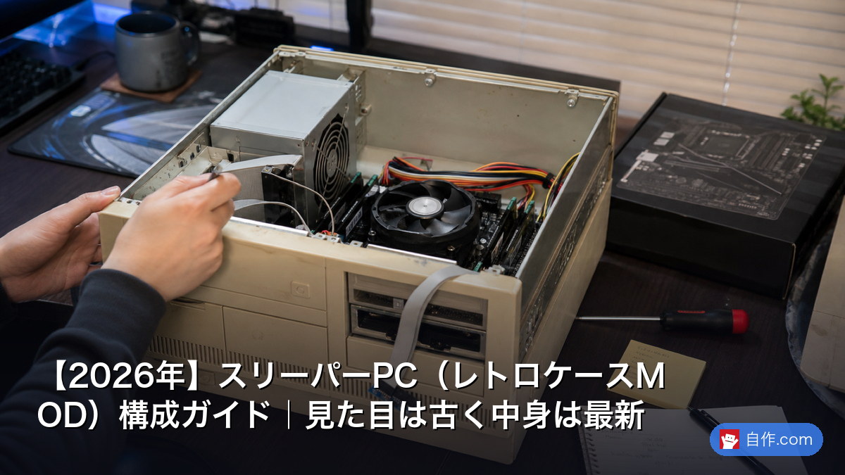 2026年版】レトロPC構築ガイド｜古い筐体に最新パーツを入れるリビルド