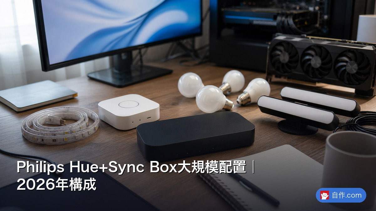 Philips Hue+Sync Box大規模配置｜2026年構成 | 自作PC関連記事 - 自作.com