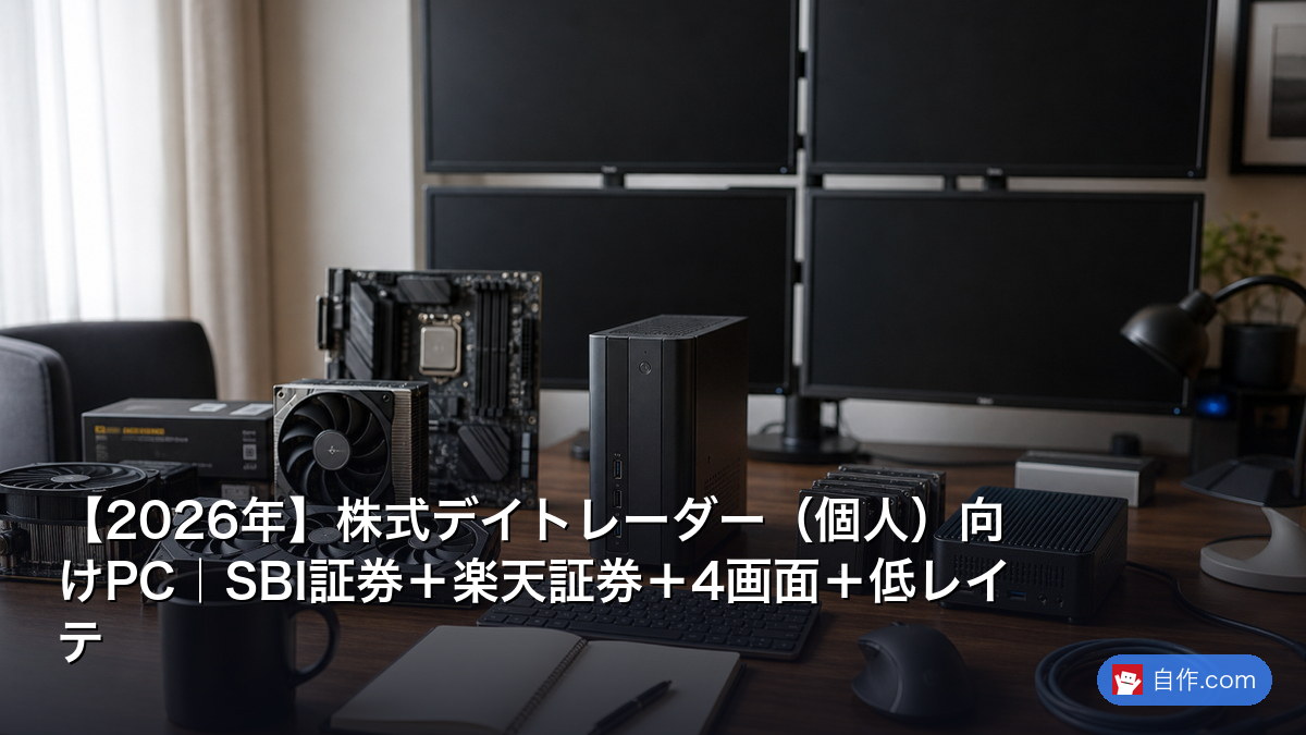 2026年】デイトレード向けマルチモニターPC構成｜4画面・6画面対応