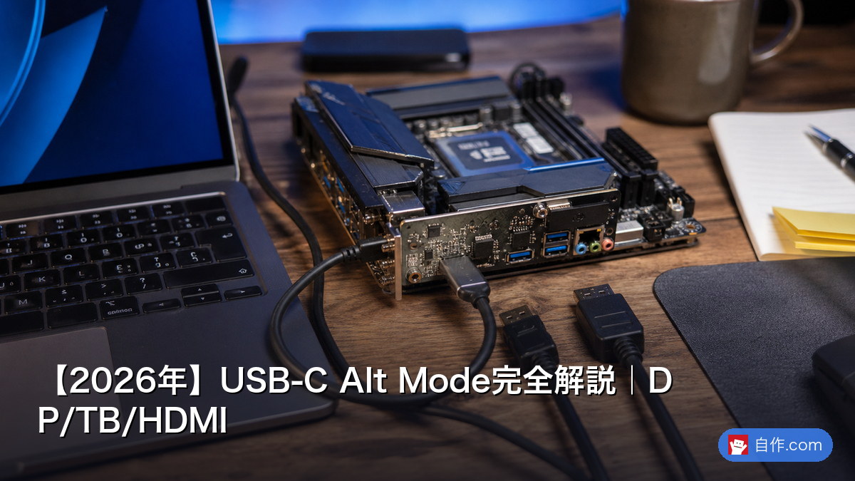 【2026年】USB-C Alt Mode完全解説｜DP/TB/HDMI | 自作PC関連記事 - 自作.com
