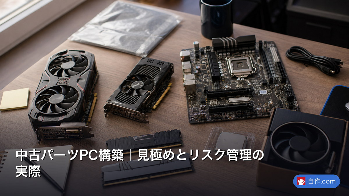 中古パーツPC構築｜見極めとリスク管理の実際 | 自作PC関連記事 - 自作.com