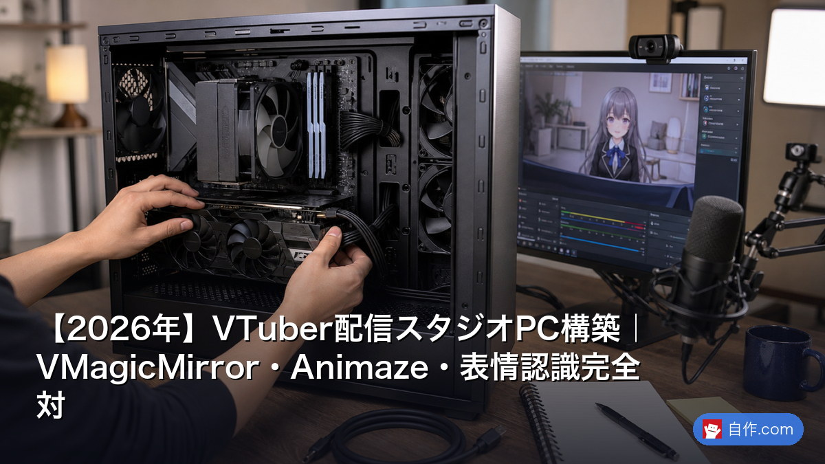 2026年】VTuber配信スタジオPC構築｜VMagicMirror・Animaze・表情認識