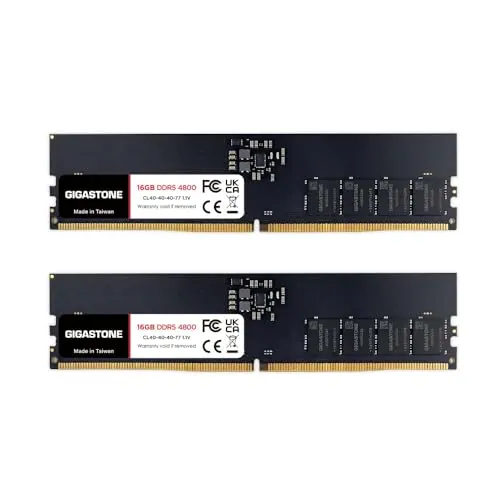 高性能 メモリ DDR5】GIGASTONE 16GBx2枚 (32GB Kit) DDR5 4800MHz PC5