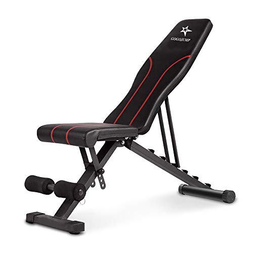 GOGOJUMP トレーニングベンチ 家庭用 折りたたみ式 インクライ