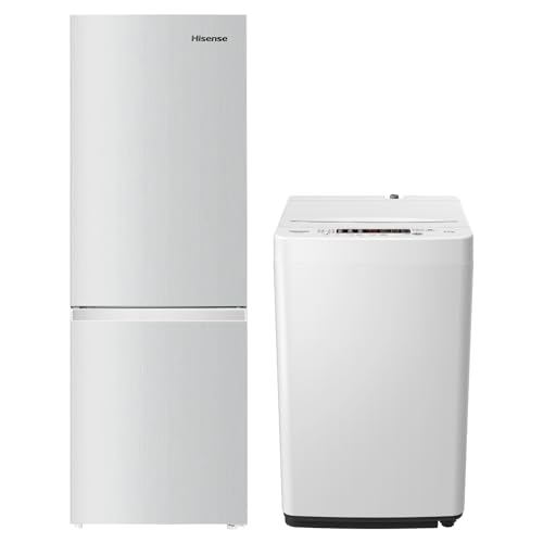 新生活家電セット】ハイセンス 冷蔵庫 175L 白 & 洗濯機 5