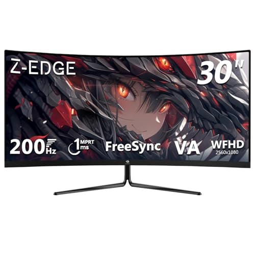 UG30P】Z Z-Edge(ゼロエッジ) ゲーミングモニター ウルトラワイド 曲